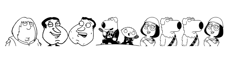 Family Guy Giggity  Free Fonts Download