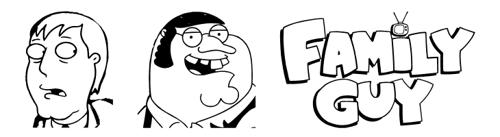 Family Guy Giggity  Free Fonts Download