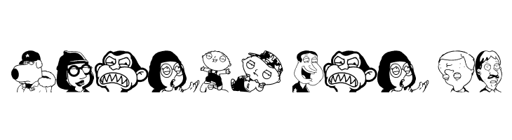 Family Guy Giggity  Free Fonts Download