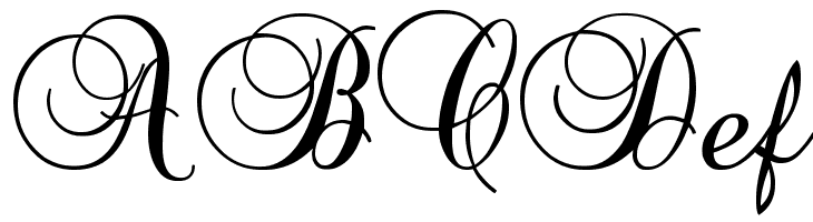 Baroque Script  Free Fonts Download