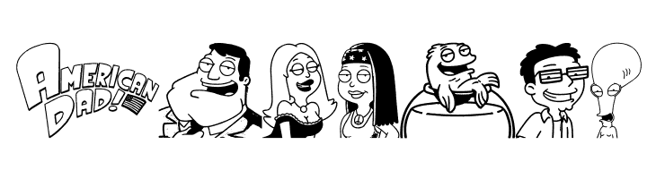 American Dad Good Morning USA  Free Fonts Download