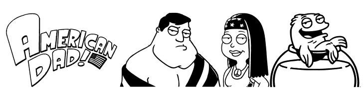 American Dad Good Morning USA  Free Fonts Download