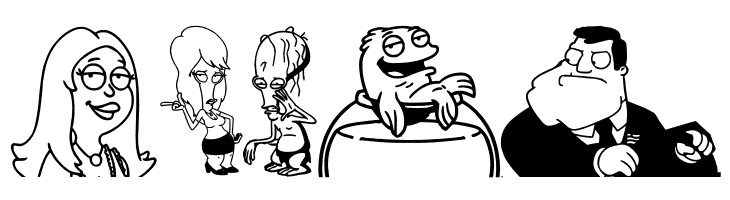 American Dad Good Morning USA  Free Fonts Download