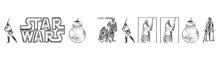 Lucas characters  Free Fonts Download