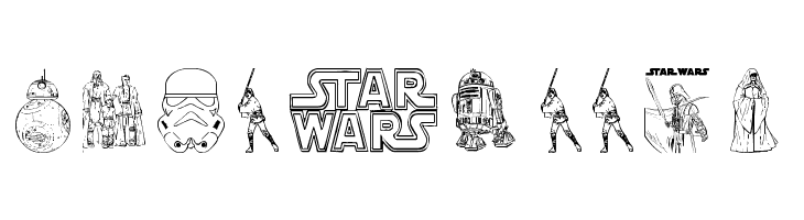 Lucas characters  Free Fonts Download