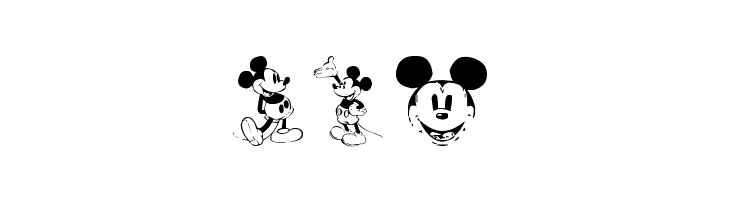 Mickey Vintage  Free Fonts Download