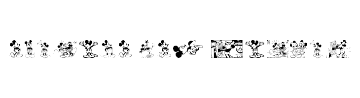 Mickey Vintage  Free Fonts Download