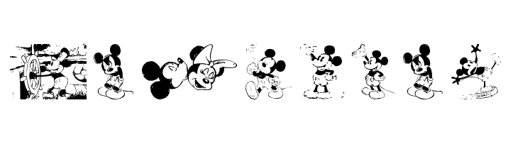 Mickey Vintage  Free Fonts Download