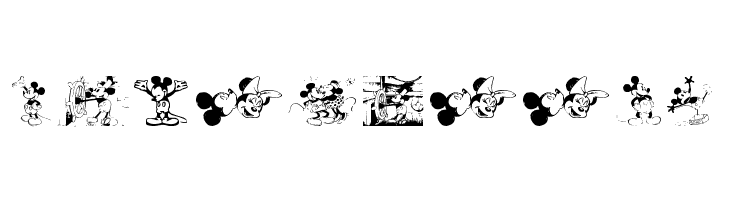 Mickey Vintage  Free Fonts Download