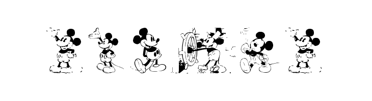 Mickey Vintage  Free Fonts Download