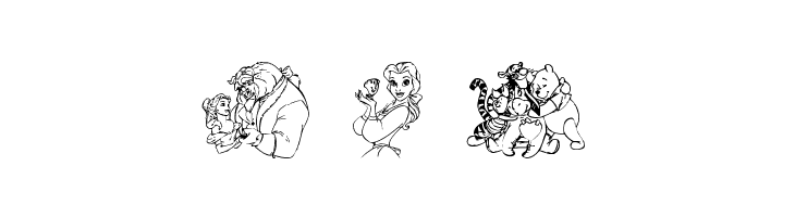 Disney family 1  Free Fonts Download