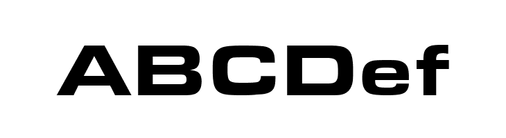 Eurostar Black Extended  Free Fonts Download