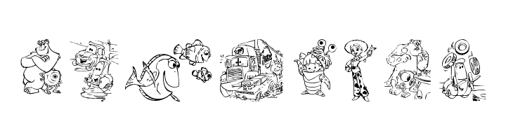 Pixar 1  Free Fonts Download