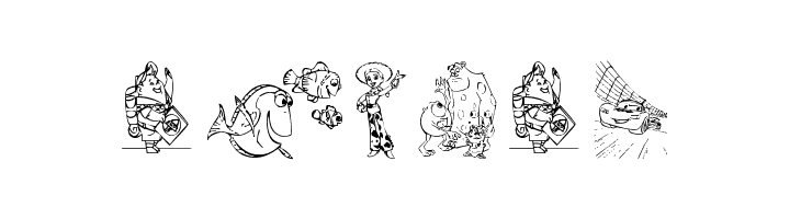 Pixar 1  Free Fonts Download