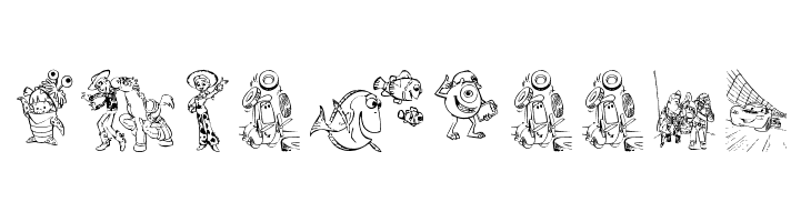 Pixar 1  Free Fonts Download