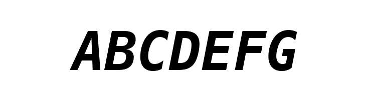 Meslo LG S DZ Bold Italic  Free Fonts Download