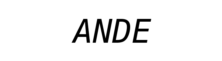 Meslo LG S DZ Italic  Free Fonts Download