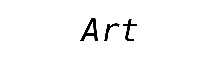 Meslo LG S DZ Italic  Free Fonts Download