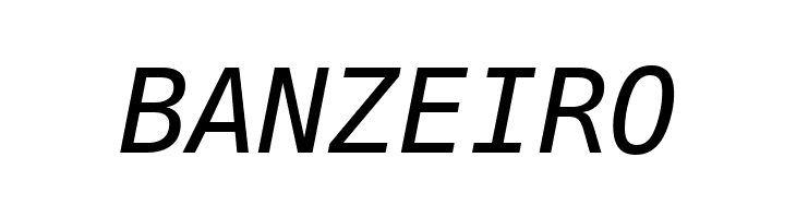 Meslo LG L DZ Italic  Free Fonts Download