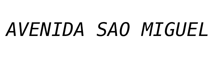 Meslo LG M DZ Italic  Free Fonts Download