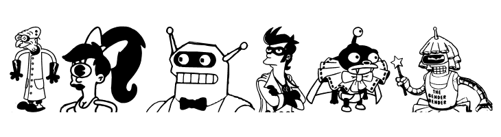Futurama All Hail The Hypnotoad  Free Fonts Download