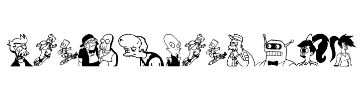 Futurama All Hail The Hypnotoad  Free Fonts Download