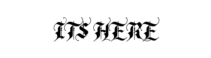 RhapsodyBlackLetter  Free Fonts Download