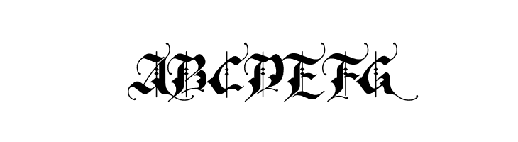 Rhapsody Black Letter Regular  Free Fonts Download