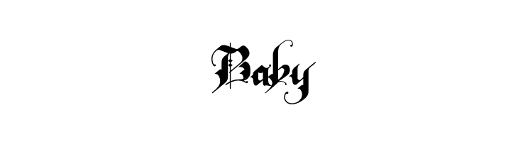 Rhapsody Black Letter Regular  Free Fonts Download