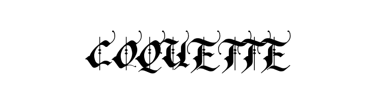 Rhapsody Black Letter Regular  Free Fonts Download
