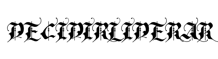 Rhapsody Black Letter Regular  Free Fonts Download