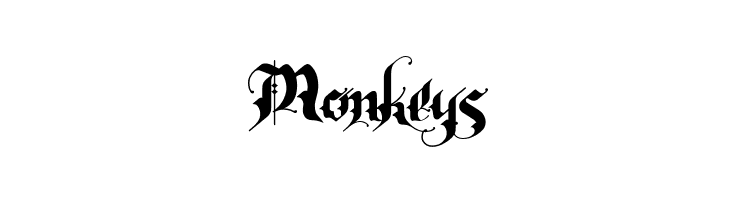 Rhapsody Black Letter Regular  Free Fonts Download