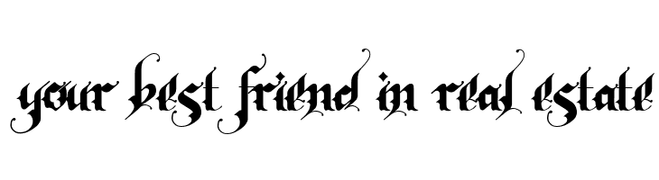 Rhapsody Black Letter Regular  Free Fonts Download