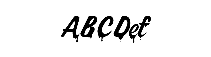 Dont Melt Drip Regular  Free Fonts Download