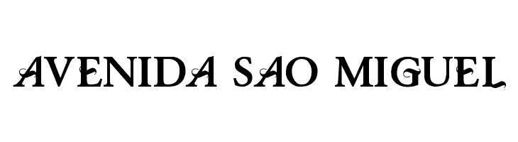 AVENIDA%2BSAO%2BMIGUEL Baris Cerin Regular Font