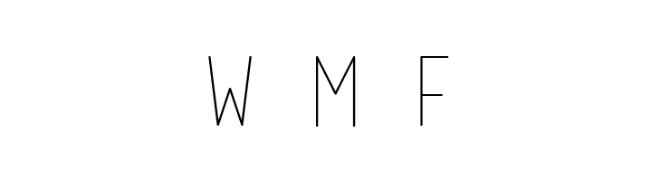 Mensch Mensch Thin  Free Fonts Download