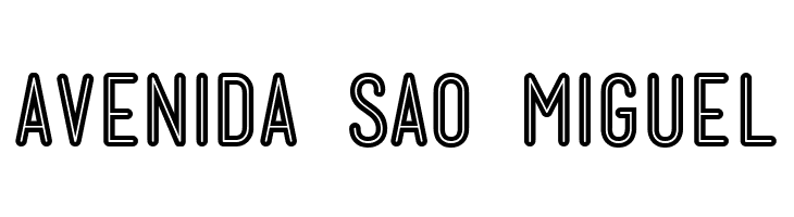 Mensch Bold Inline  Free Fonts Download