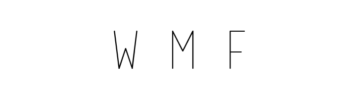Mensch Thin  Free Fonts Download