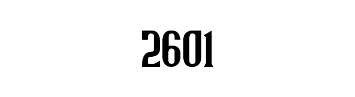 2601 Joyeux Font