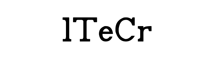 1TeCr Pelida Regular Font