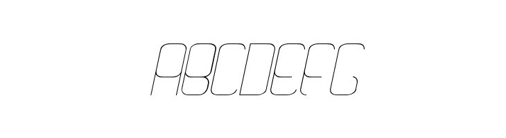 Quattro Thin Italic  Free Fonts Download