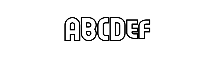 Feuerfeste Outline Normal  Free Fonts Download