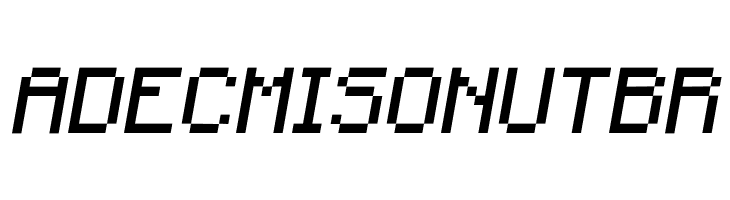 Minecraft Italic  Free Fonts Download