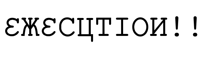 Kremlin Kourier II  Free Fonts Download