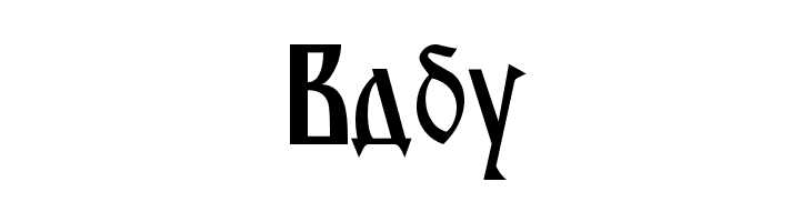 Kremlin Starets  Free Fonts Download