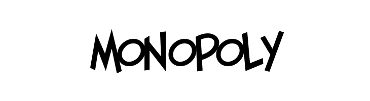 monopoly Twelve-Ton-Goldfish Font