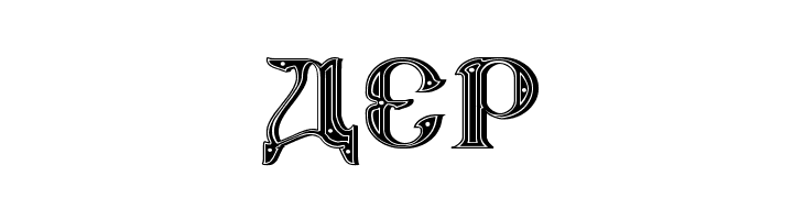 CSAR PARADE DRESS [Display Caps]  Free Fonts Download