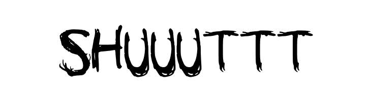 SHUUUTTT Sketchy Font