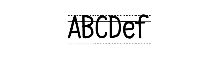 CF Second Son School PERSONAL Regular  Free Fonts Download