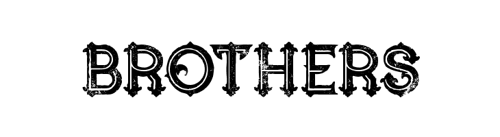 Blue North Inline Grunge  Free Fonts Download